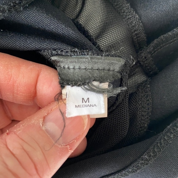 Bebe Women's Black Pull On Midi Skirt Size Medium - Picture 5 of 10